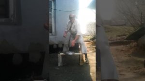 Пробить сковороду ( дюраль-3мм), и доску -( ель10мм)- гвоздём на силу удара.10.04.2019г.