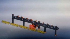 Сборка приводных рольгангов