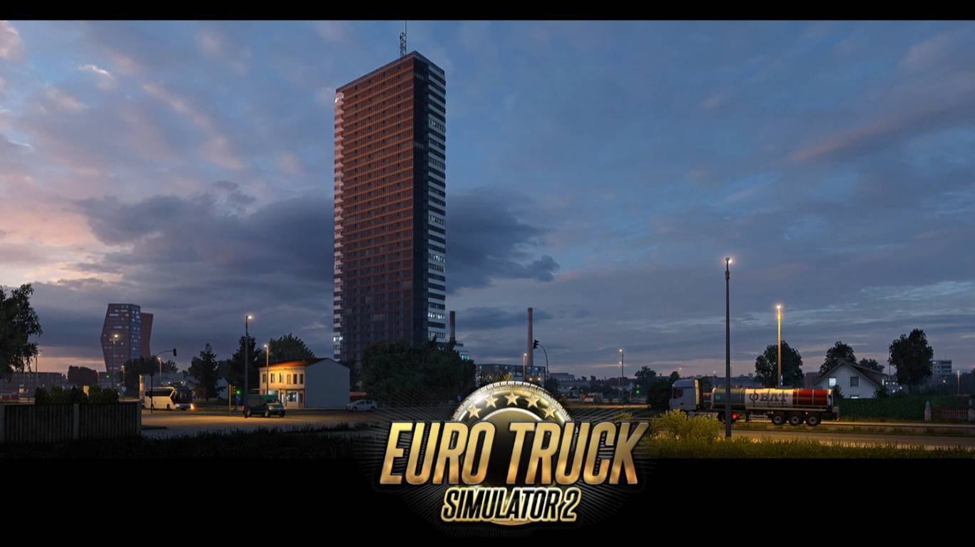 Euro Truck довозим груз и берем новый