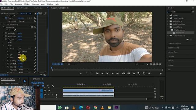 How To Smooth Face in Adobe Premiere Pro || Beauty Face Editing In Adobe Premiere Pro