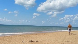 Крым. Пляж в Яковенково под Керчью