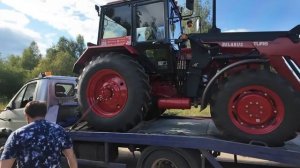 Везём трактор Беларус-82.1 с сюрпризом фермеру из Канады Аренду и его семье