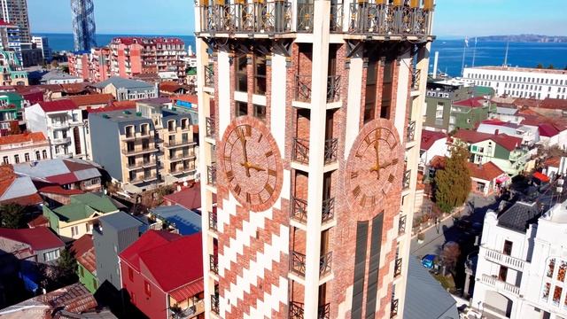 Architectural Marvel: Piazza Square by Drone in Winter