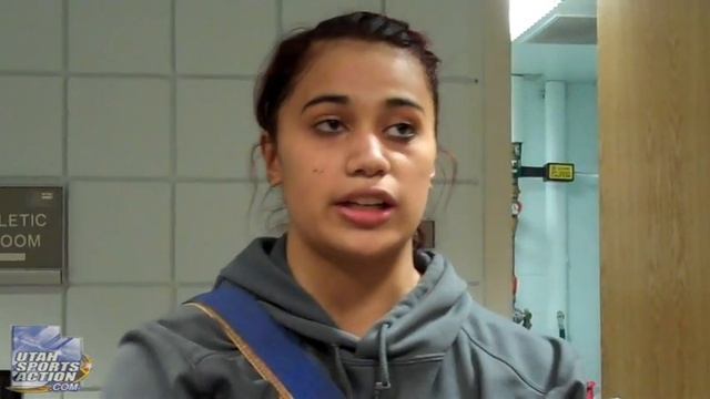 High school girls 4A playoff basketball:Ta'a Tuinei (Skyline Eagles) post-game interview 02-22-12. смотреть онлайн