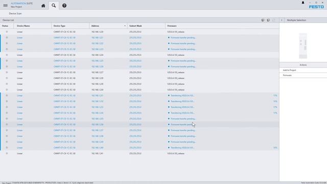 Festo Automation Suite: Conducting firmware updates смотреть онлайн