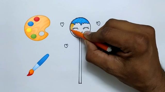 How to Draw a Cute Easy Lollipop for Kids Step by Step | Drawing a lollipop easy смотреть онлайн