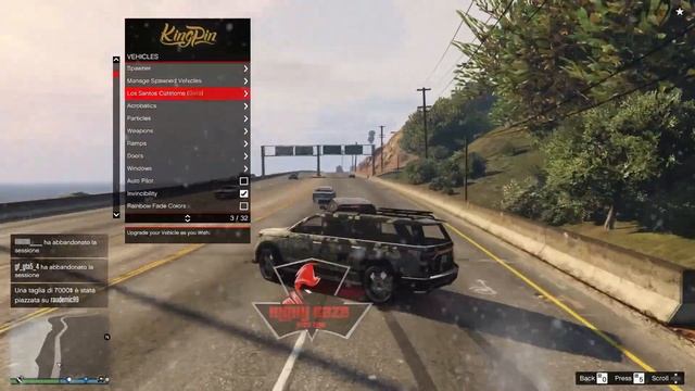 Gta V mod menu - KINGPIN - 1.53 - Undetected - 28/06/2021