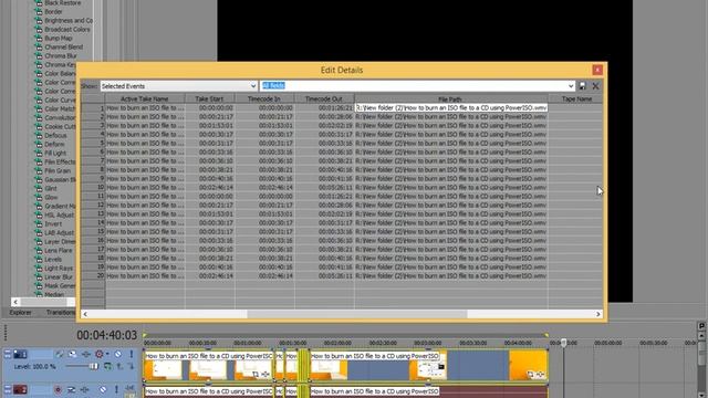 How to replace clips on the Timeline in SonyVegas смотреть онлайн