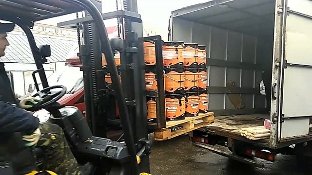 Отгрузка мастики битумной в организацию ООО "Теплоком" смотреть онлайн