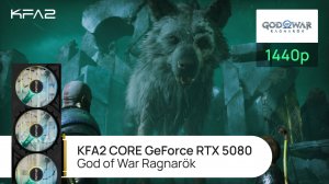 KFA2 CORE GeForce RTX 5080 Black | God of War: Ragnarok | 1440p (2K) разрешение