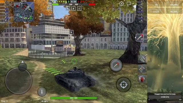 BatChat 25t Рассекаю просторы блица на лучшем лёгком танке игры | Tanks Blitz смотреть онлайн