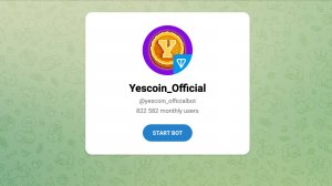 Yescoin Officialbot - отзывы и реальная проверка Ескоин бот | Yescoin