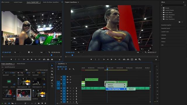 How using a SPEED RAMP can IMPROVE your videos!! EASY & FAST Premiere Pro Tutorial смотреть онлайн