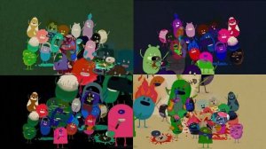 dumb ways to die formas tontas multicolor normal & reversed