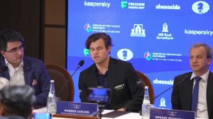 Samarqand rapid va blitz bo'yicha jahon chempionati matbuot anjumani | UZCHESS