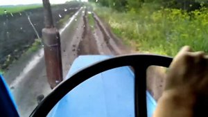 Трактор т 40, едем по бездорожью без переднего ведущего моста