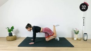 20 MIN BOOTY WORKOUT AT HOME (With Band)