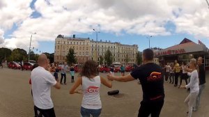 Agua! Rueda de Casino Multi FlashMob 31.08.2014. Riga, Latvia