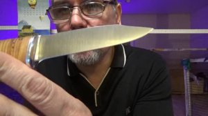 НОЖ РЕЗАЧЁК С РУКОЯТКОЙ ИЗ КОРЫ БЕРЁЗЫ СТАЛЬ 95х18 кованная