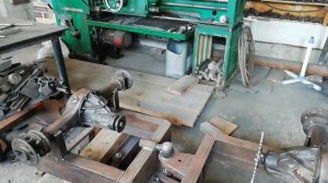 Установка мостов на раму мини погрузчика