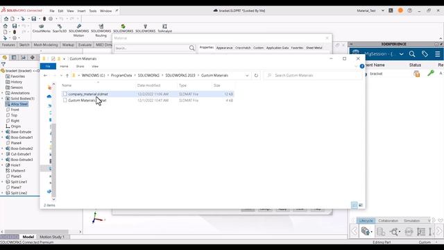 Custom SOLIDWORKS Materials to the 3DEXPERIENCE Platform смотреть онлайн