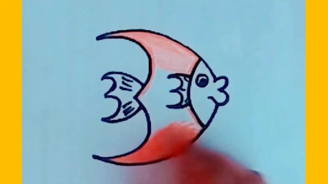 How to draw fish with number 333 step by step||Line Art||sketching||easy drawing смотреть онлайн