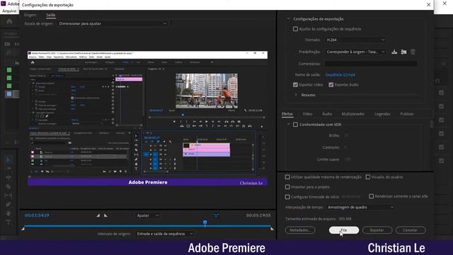 Como Exportar VÍDEO NO PREMIERE | Render com Media Encoder | Conteúdo em Massa