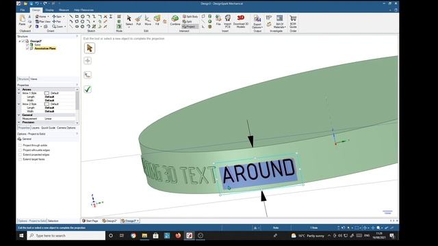 Writing 3D text around a cylinder смотреть онлайн