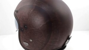HJC FG-70S VINTAGE Open Faced Helmet (Flat Brown)