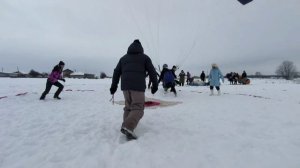 Первенство Удмуртии по спорту СЛА в дисциплине: параплан - точность приземления.