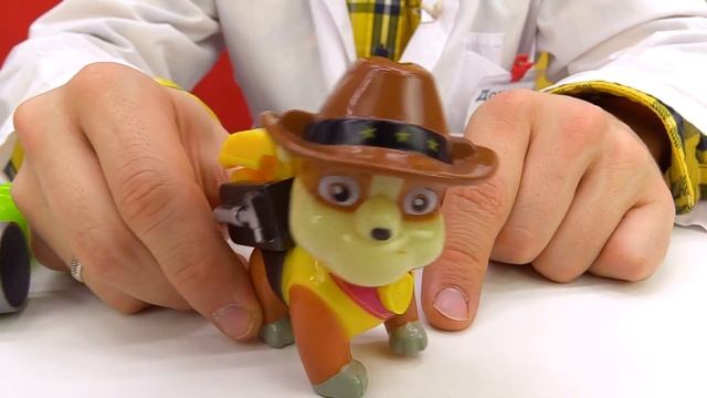 Игрушки Щенячий патруль в Мегаклинике. Видео для детей.