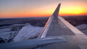 Посадка в Тюмени Utair Boeing 737-500