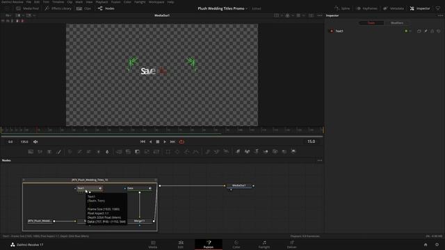 Plush Wedding Titles for DaVinci Resolve