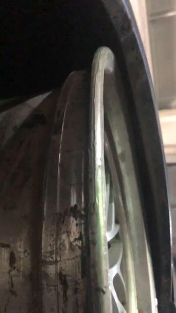 Примерка пневмы и колеc R19 проставка 2 см BMW e23