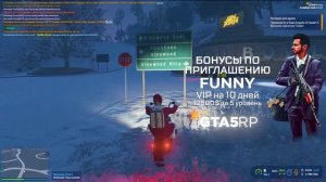ВЫПОЛНЯЮ ЗАДАНИЕ В БАЙКЕРСКОМ КЛУБЕ GTA 5 RP! ПРОКАЧКА РАНГА БАЙКЕРА В ГТА 5 РП! ПРОМОКОД FUNNY