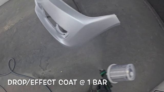 Spraying Water Base Coat & Clear Coat BMW 3 Series Front Bumper смотреть онлайн