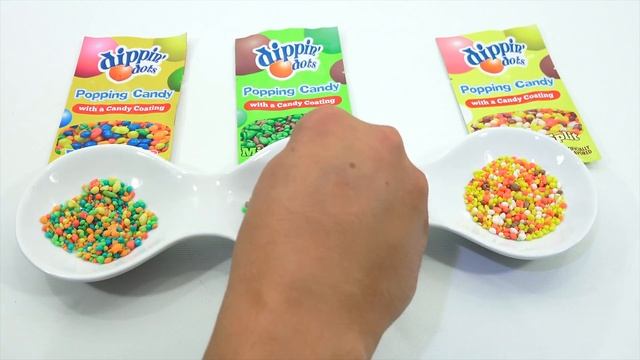 dippin' dots Popping Candy Mint Chocolate - Banana Split - Rainbow Ice