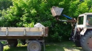 Погрузчик на ЮМЗ своими руками