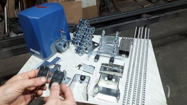 Комплект для откатных ворот. смотреть онлайн