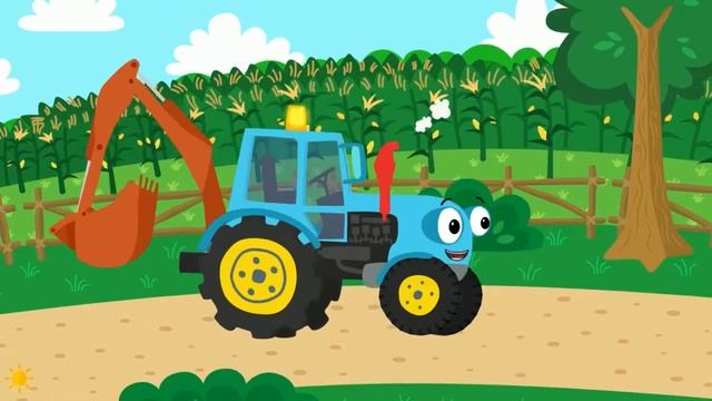 Новинка мультик песенка для самых маленьких Про трактор смотреть онлайн