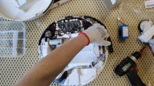 Ремонт робота-пылесоса Xiaomi Robot Vacuum-Mop Essential, Mijia G1. Ошибка колеса робота пылесоса.