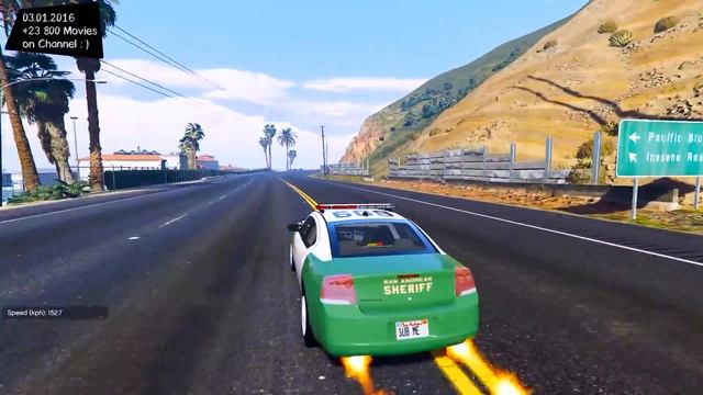 San Andreas Sheriff's Dodge Charger - GTA V MOD ENB | 2.7K / 1440p ! _REVIEW смотреть онлайн