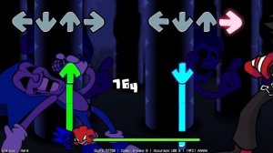 Музыкальная аркада Friday Night Funkin' - Генезис в деле! FNF - Agoti VS Majin Sonic