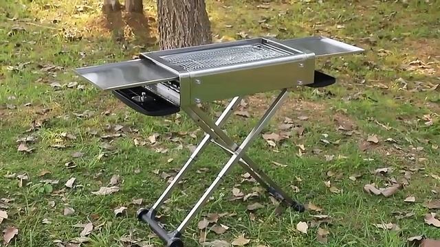 МАНГАЛ-ДИПЛОМАТ угольный гриль * "КiNGGRiLL" cepия "TRAVEL" модель СHG - 11MTR. * смотреть онлайн