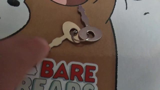 Bare Bears 🐻 Fashion book 📚 Three bears 🐨 Блокнот детский на замочке Канцтовары смотреть онлайн