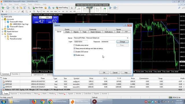 Cara merubah password dan investor password akun trading kita lewat mt4 # BAGIAN 12 смотреть онлайн