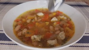 ОЧЕНЬ вкусный СУП с фасолью. ПШЕНИЧНАЯ КАША С МЯСОМ. Морковные творожники. С подсчётом ккал.