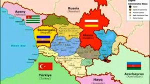 The future map of Georgia, Будущая карта Грузии,მომავალი საქართველოს რუკა