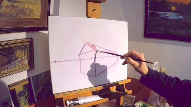 Learn Linear Perspective in Plein Air Painting смотреть онлайн