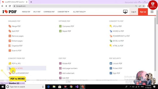 Ep: 04 - I LOVE PDF || How To Convert From PDF To Any File And All Pdf tools at One place смотреть онлайн